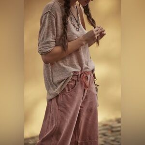 Free People tee shirt sandy top